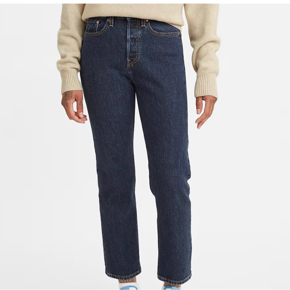 Levi’s Dark Wash Wedgie Straight Jeans